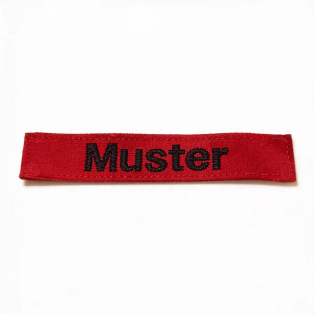 Étiquettes de nom Lot de 5 Rouge