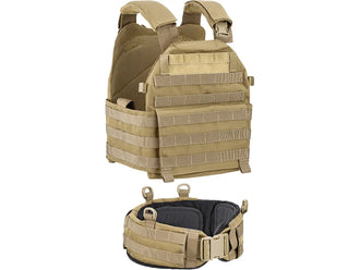Porte-plaques Tactical Vest avec ceinture