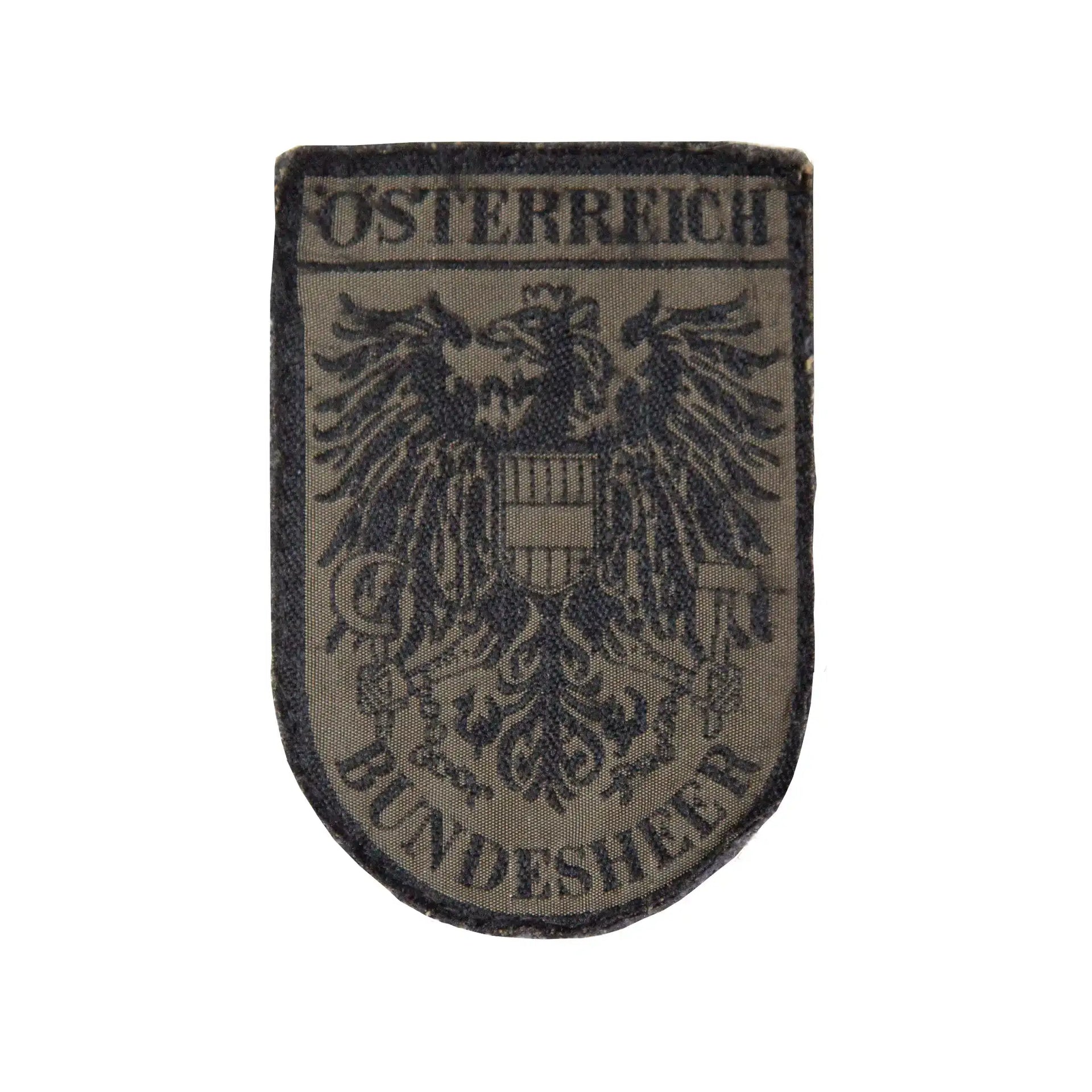 Insigne de nationalité ÖBH Bundesheer tissé, d’occasion