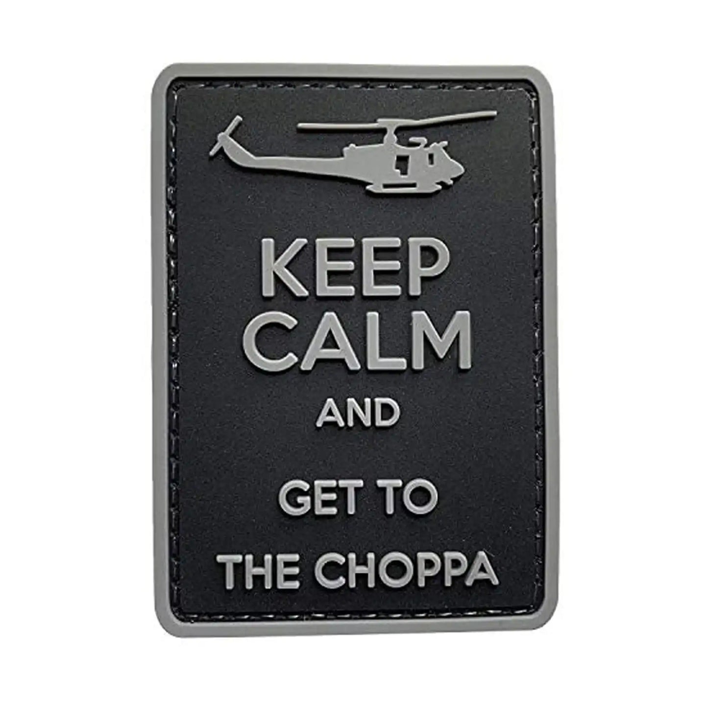 ASMC 3D Patch Keep calm and get to the choppa - ASMC
