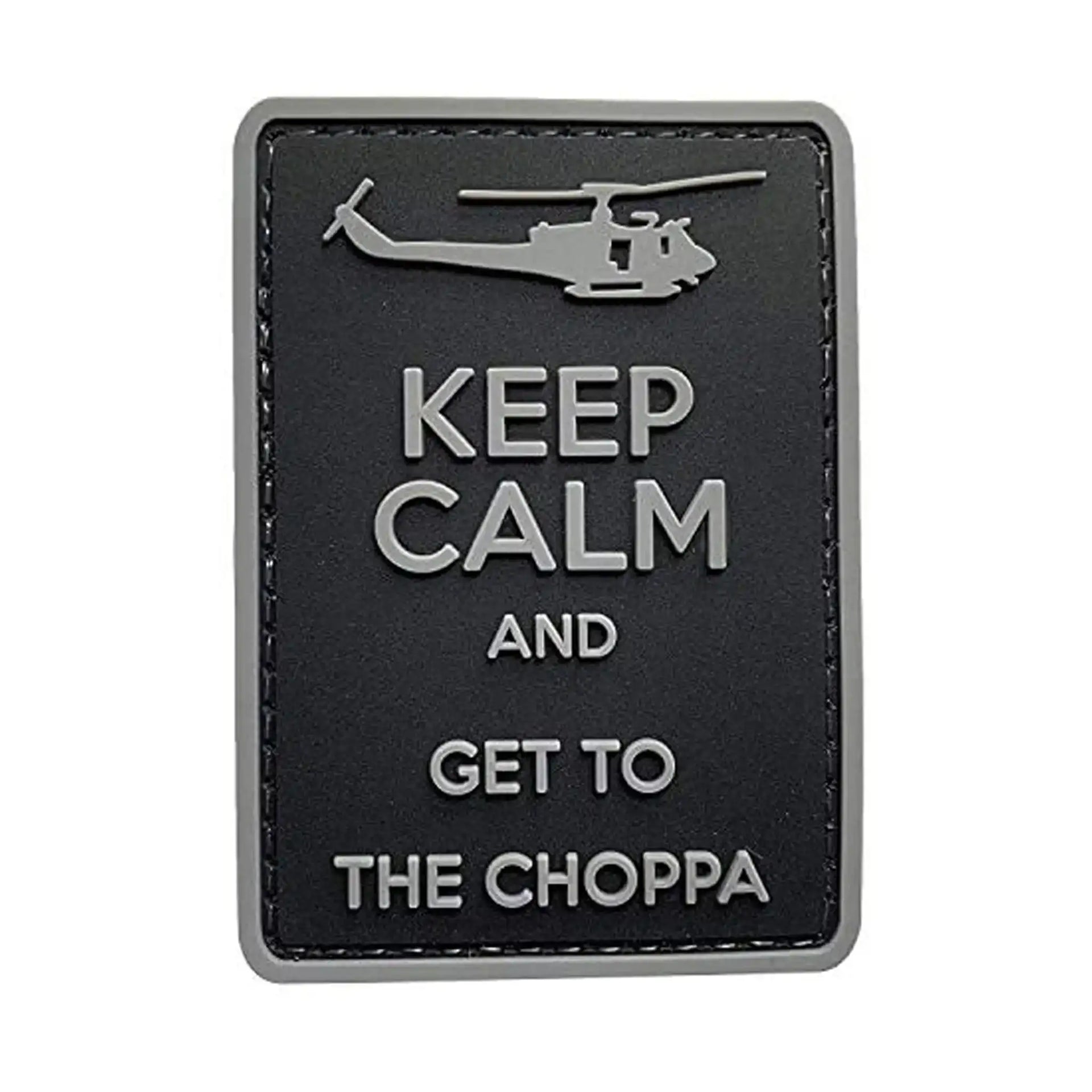ASMC 3D Patch Keep calm and get to the choppa - ASMC