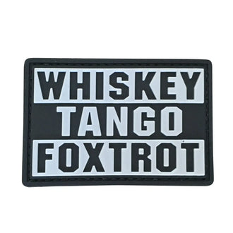 Patch 3D Whiskey Tango Foxtrot