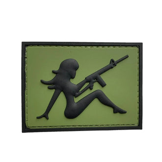 Patch 3D Girl with Rifle