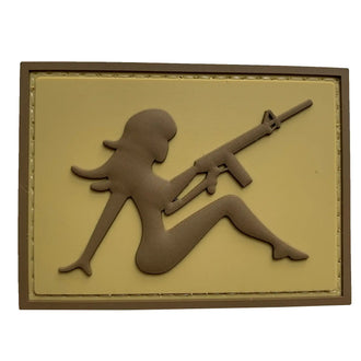 Patch 3D Girl with Rifle