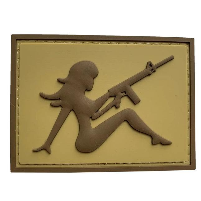 ASMC 3D Patch Girl with Rifle - ASMC