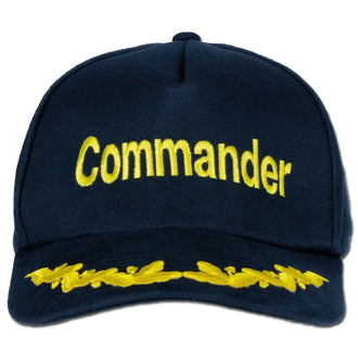 Casquette de baseball brodée Commander