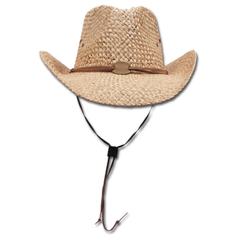 Chapeau de paille avec jugulaire