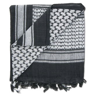 Shemagh noir blanc