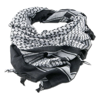 Shemagh noir blanc