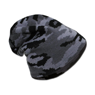 Bonnet tricoté Beanie dark camo