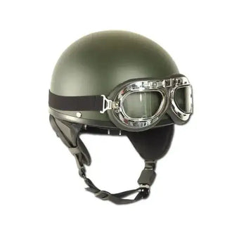 Casque rétro demi-coque
