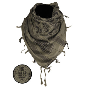 Shemagh grenade 110x110 cm
