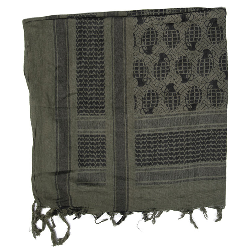 Shemagh grenade 110x110 cm