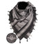 Shemagh parachutiste 110x110 cm  blanc
