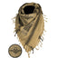 Shemagh parachutiste 110x110 cm  blanc