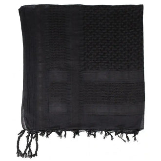 Shemag PLO 110 x 110 cm foulard noir