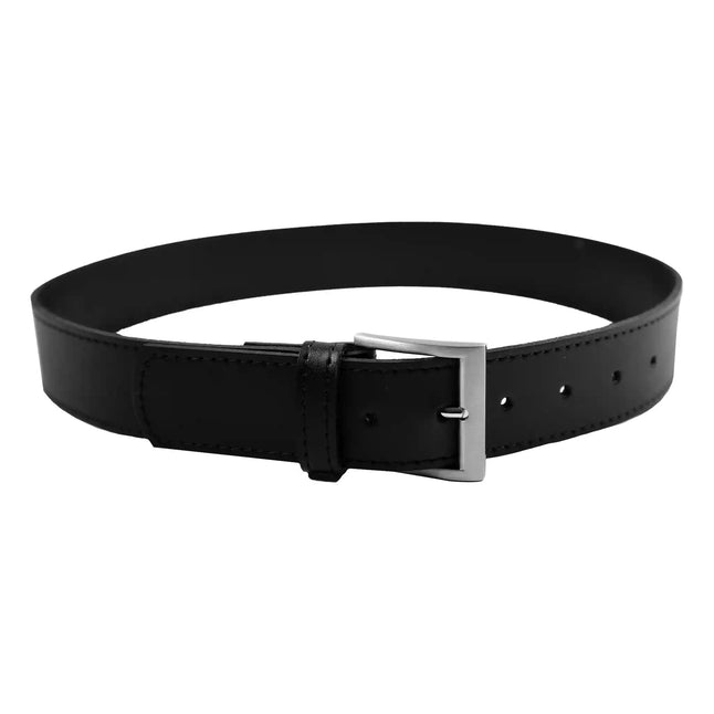 Ceinture en cuir 40 mm de large couture décorative