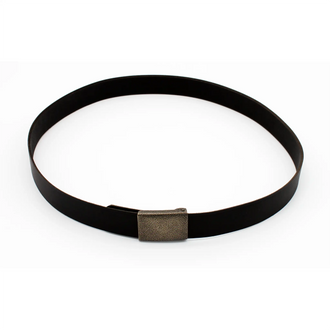 Ceinture de pantalon en cuir, teintée dans la masse, 32 mm selon TL