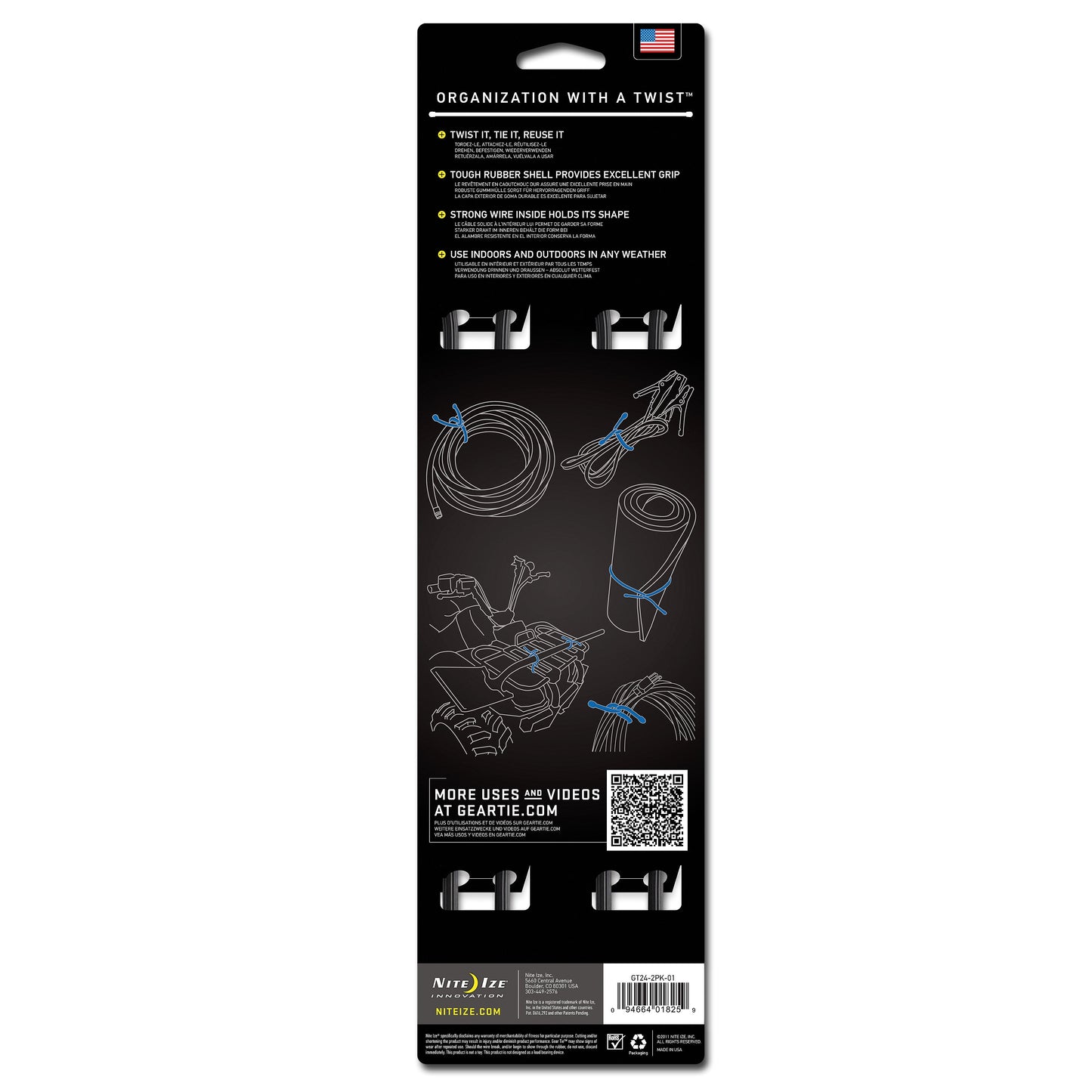 Gear Tie Original T.24  lot de 2