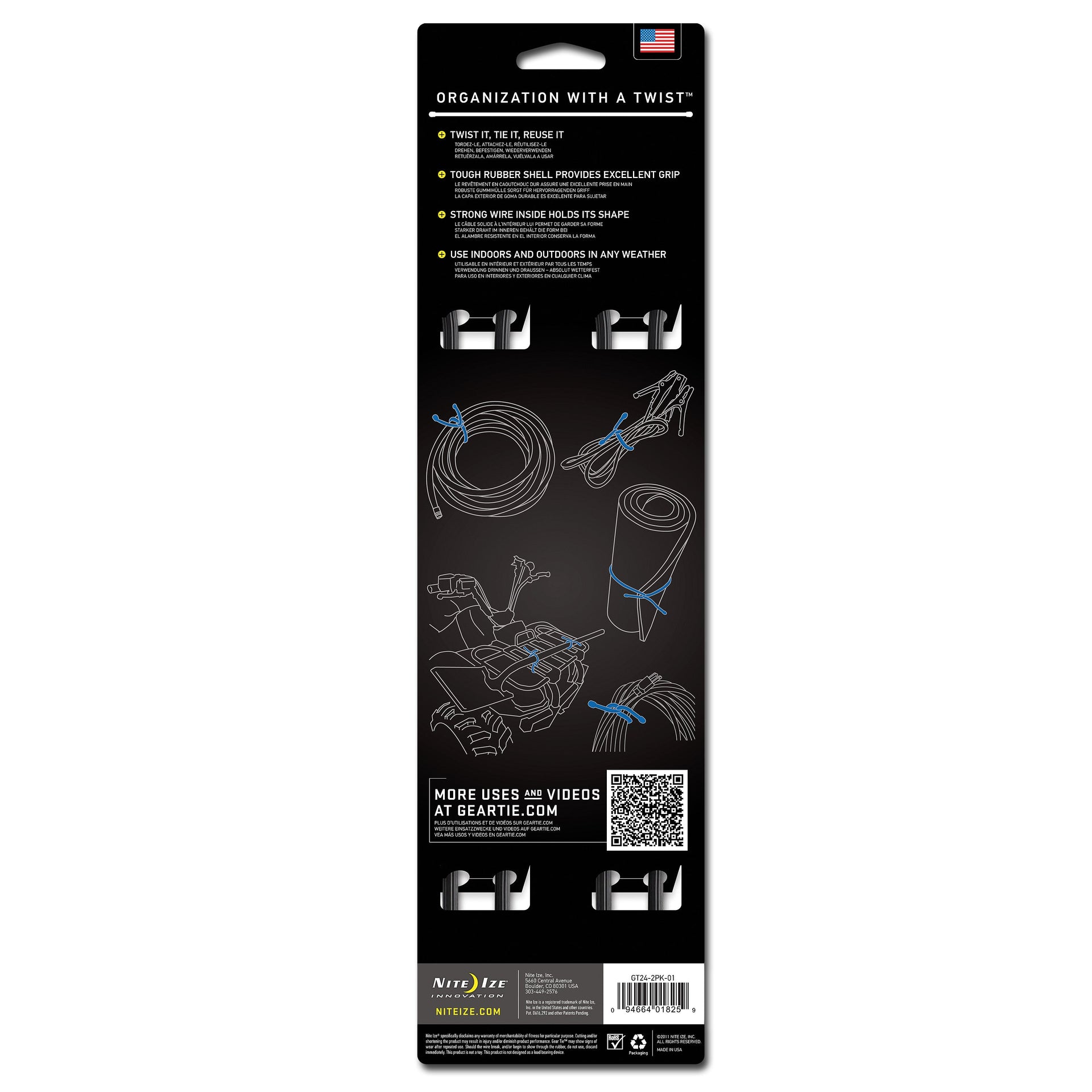 Gear Tie Original T.24  lot de 2