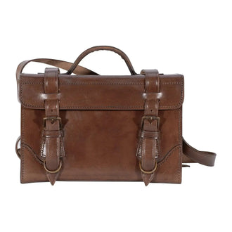 Pochette en cuir avec bandoulière