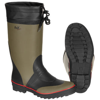 Bottes en caoutchouc avec manchons de tige