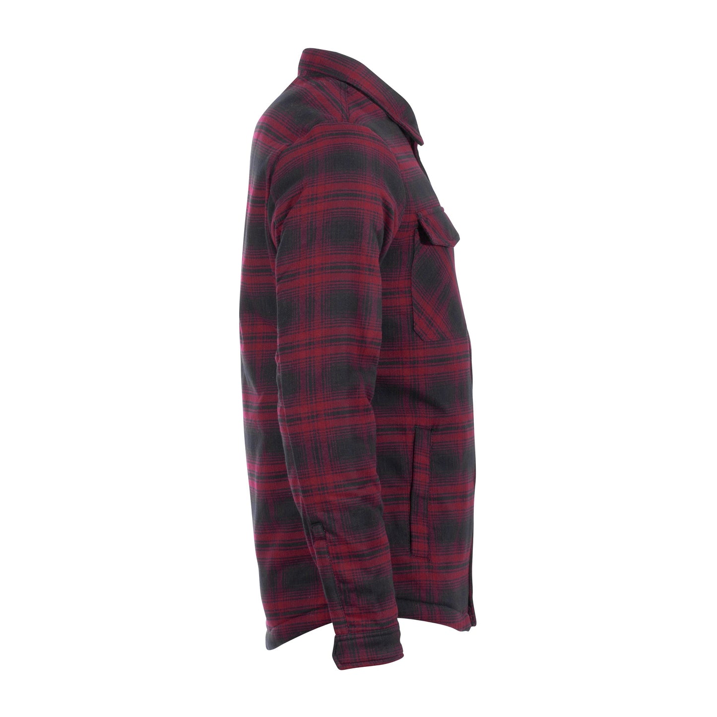 Veste Class Sherpa red check