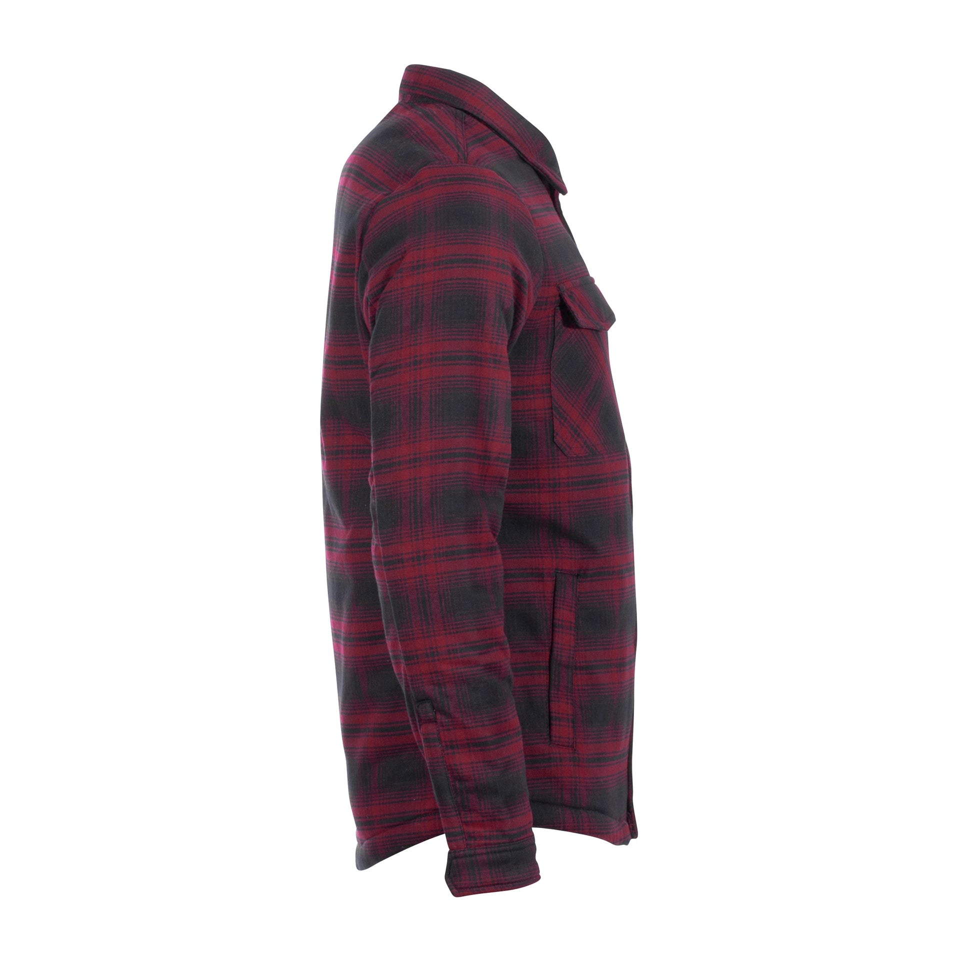Veste Class Sherpa red check