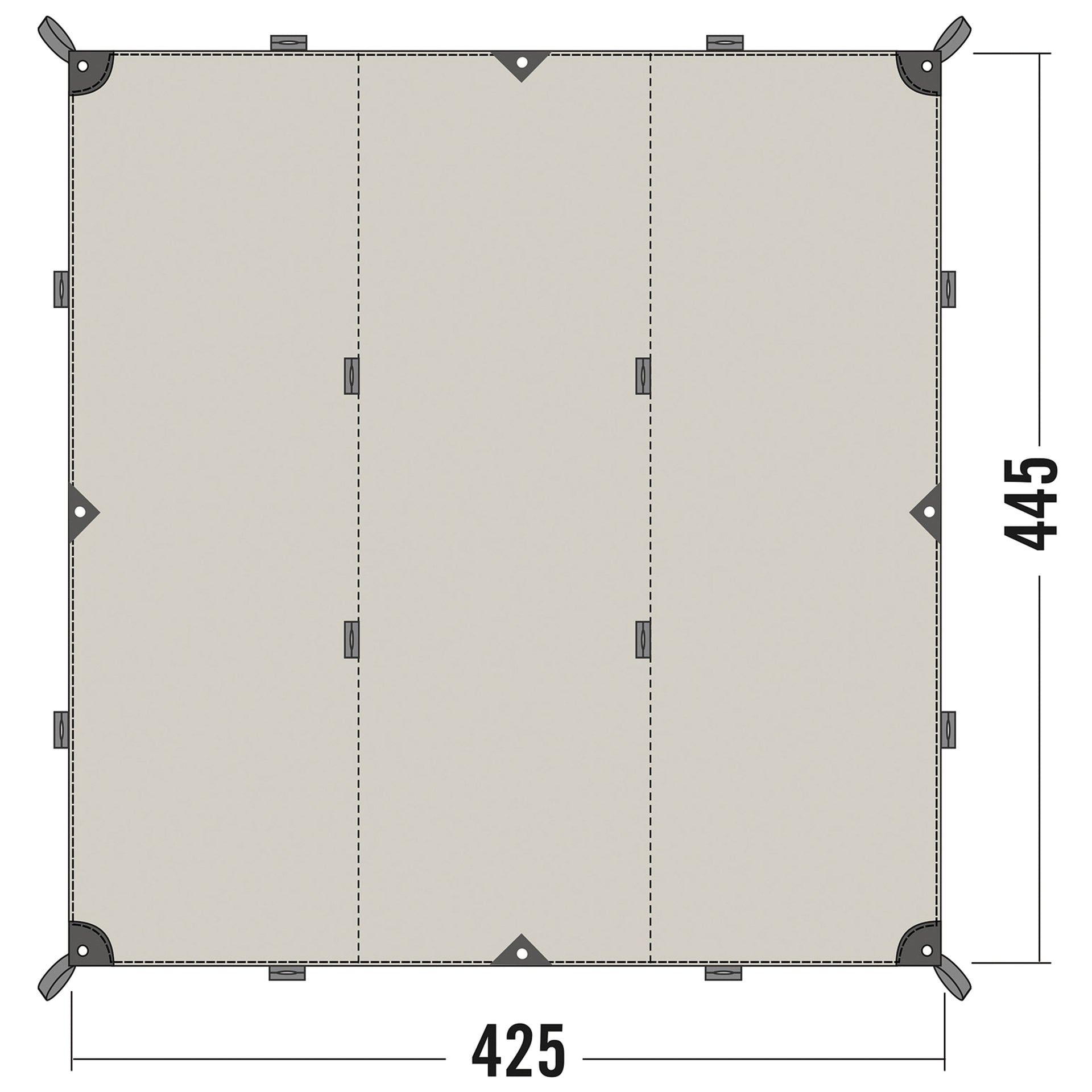 Voile d'ombrage Tarp 1 TC