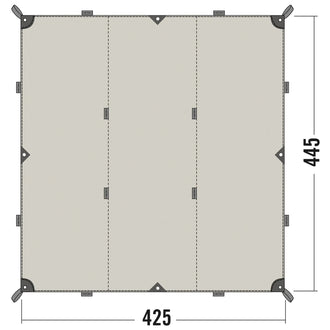 Voile d’ombrage Tarp 1 TC sable beige