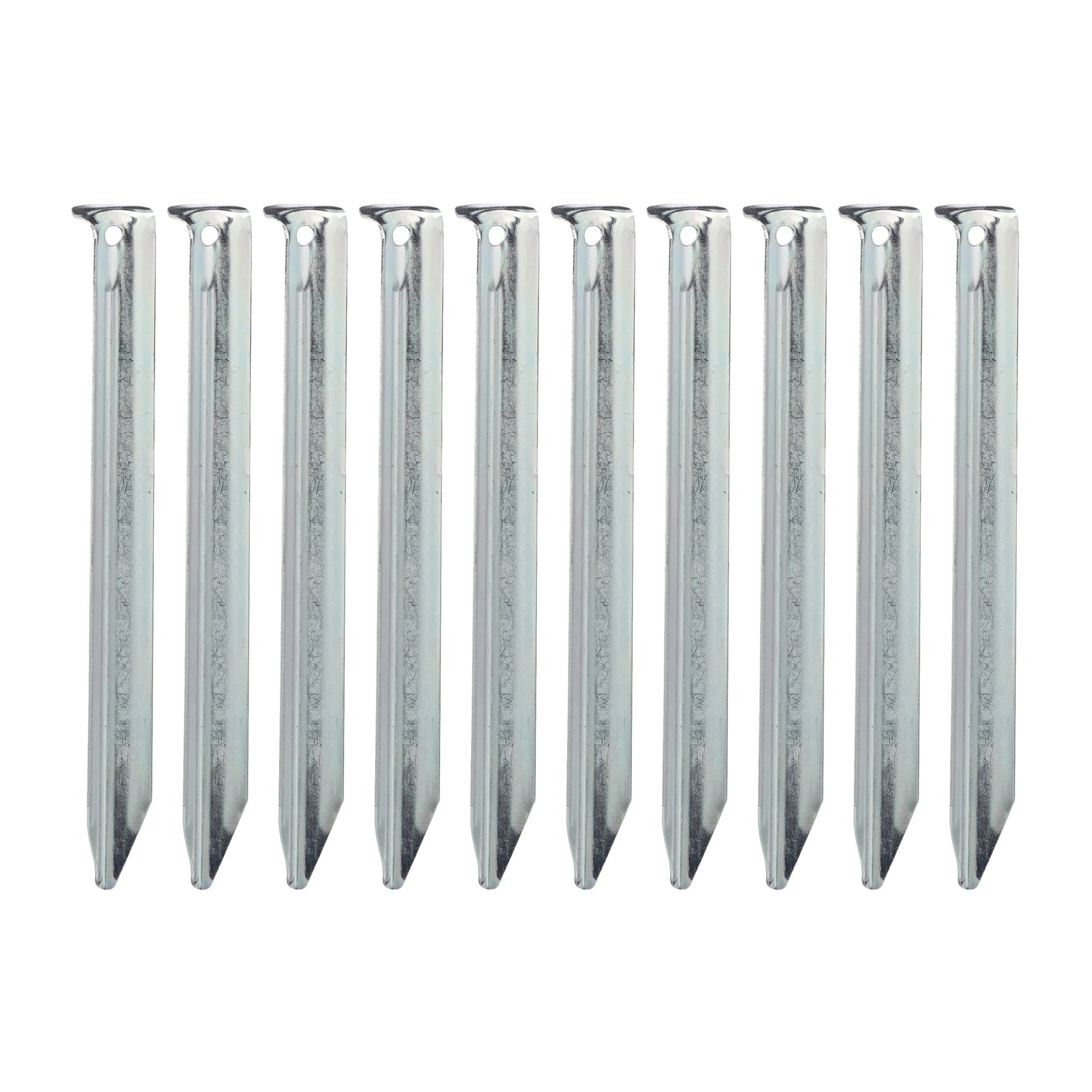 Piquet de tente acier 18 cm lot de 10