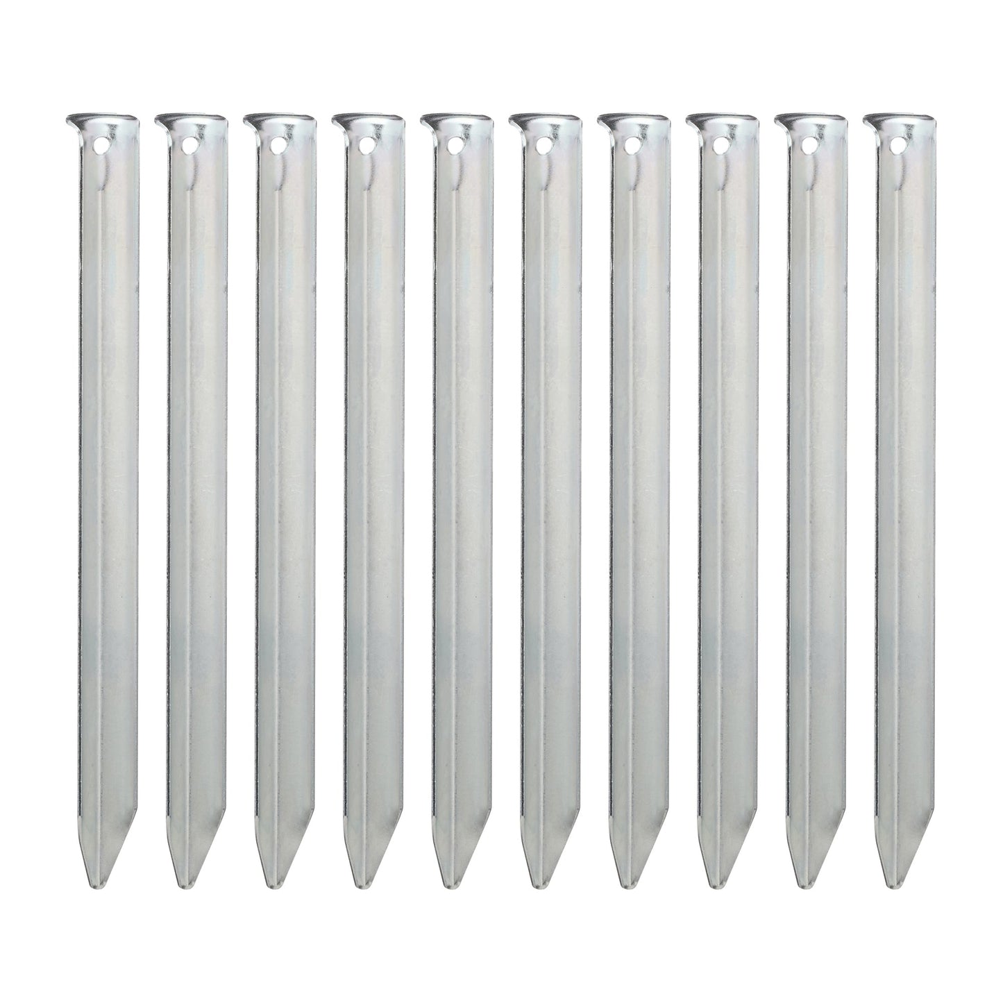 Piquet de tente acier 23 cm lot de 10