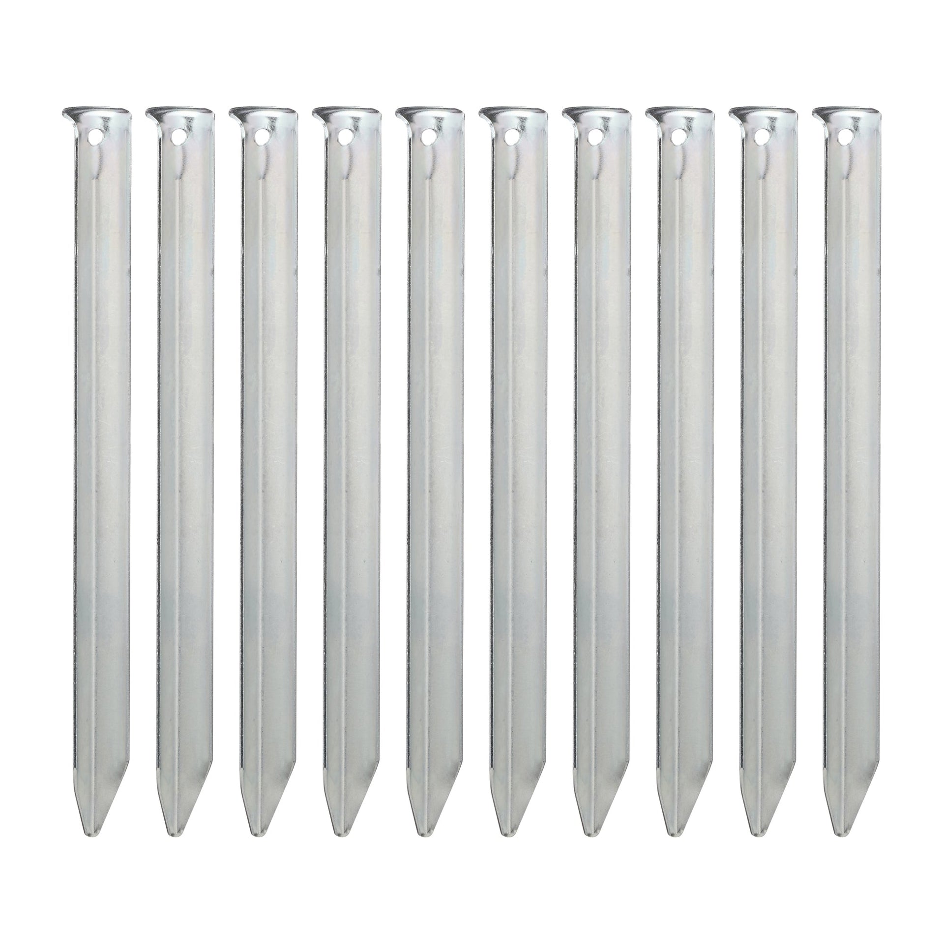 Piquet de tente acier 23 cm lot de 10