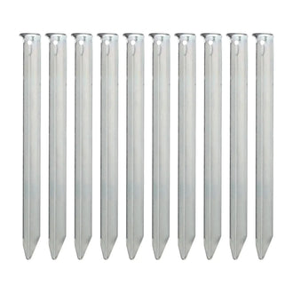 Piquet de tente en acier, lot de 10