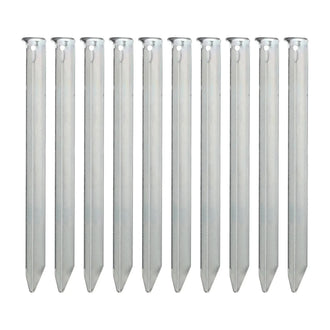 Piquet de tente en acier, lot de 10