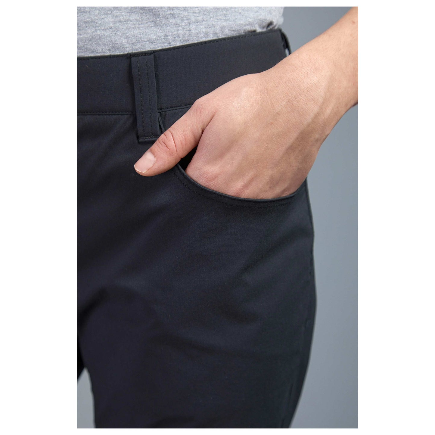Pantalon Travel Pants dark black femmes