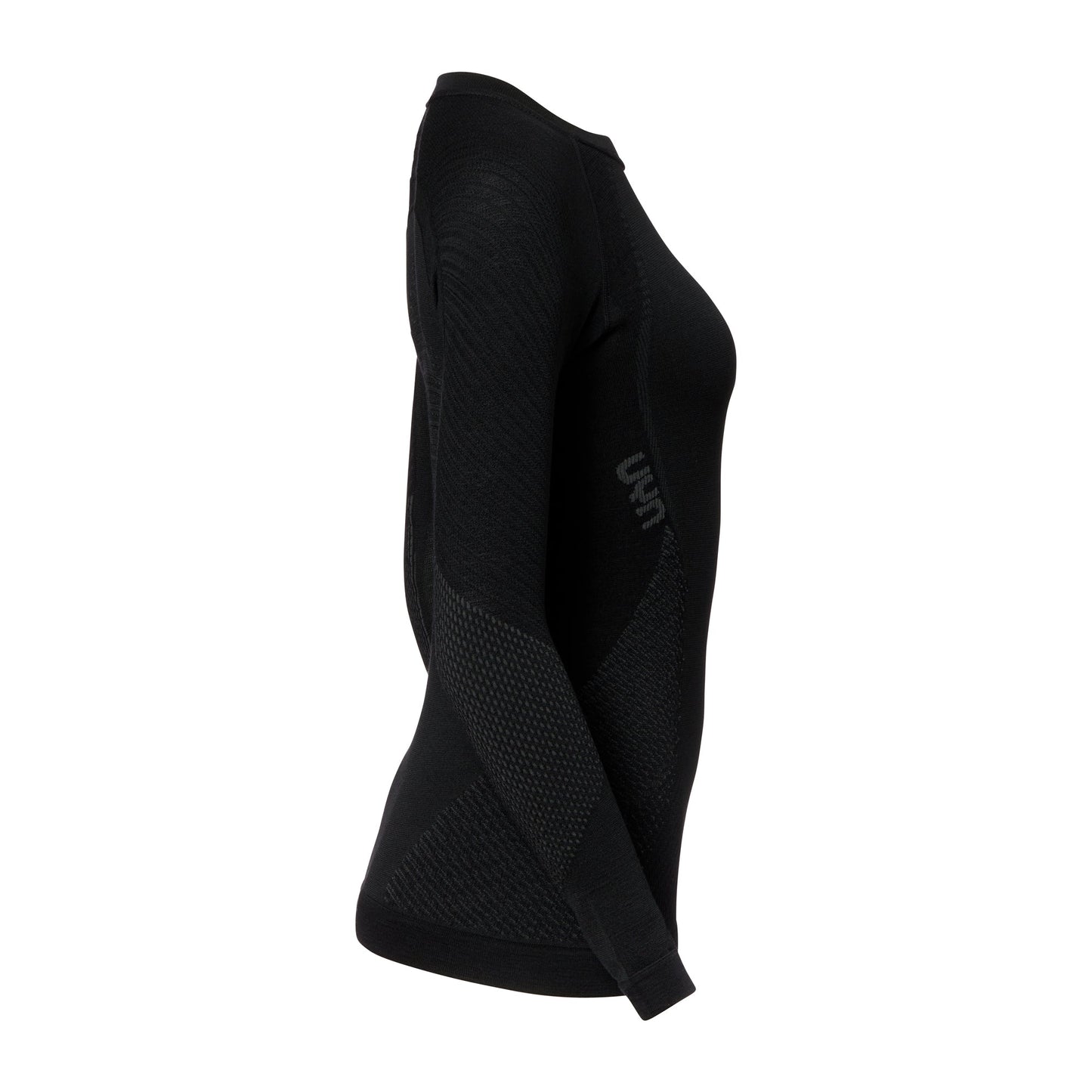 Haut manches longues Fusyon Merino  anthracite femmes