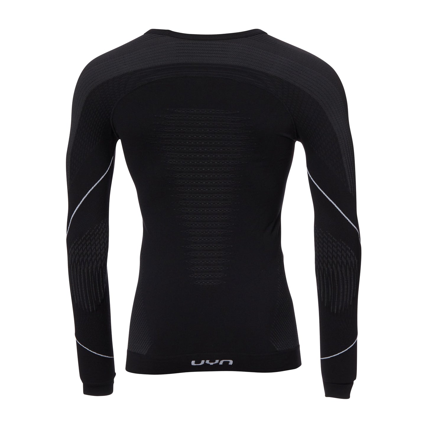 Haut manches longues Evolutyon hommes  anthracite blanc