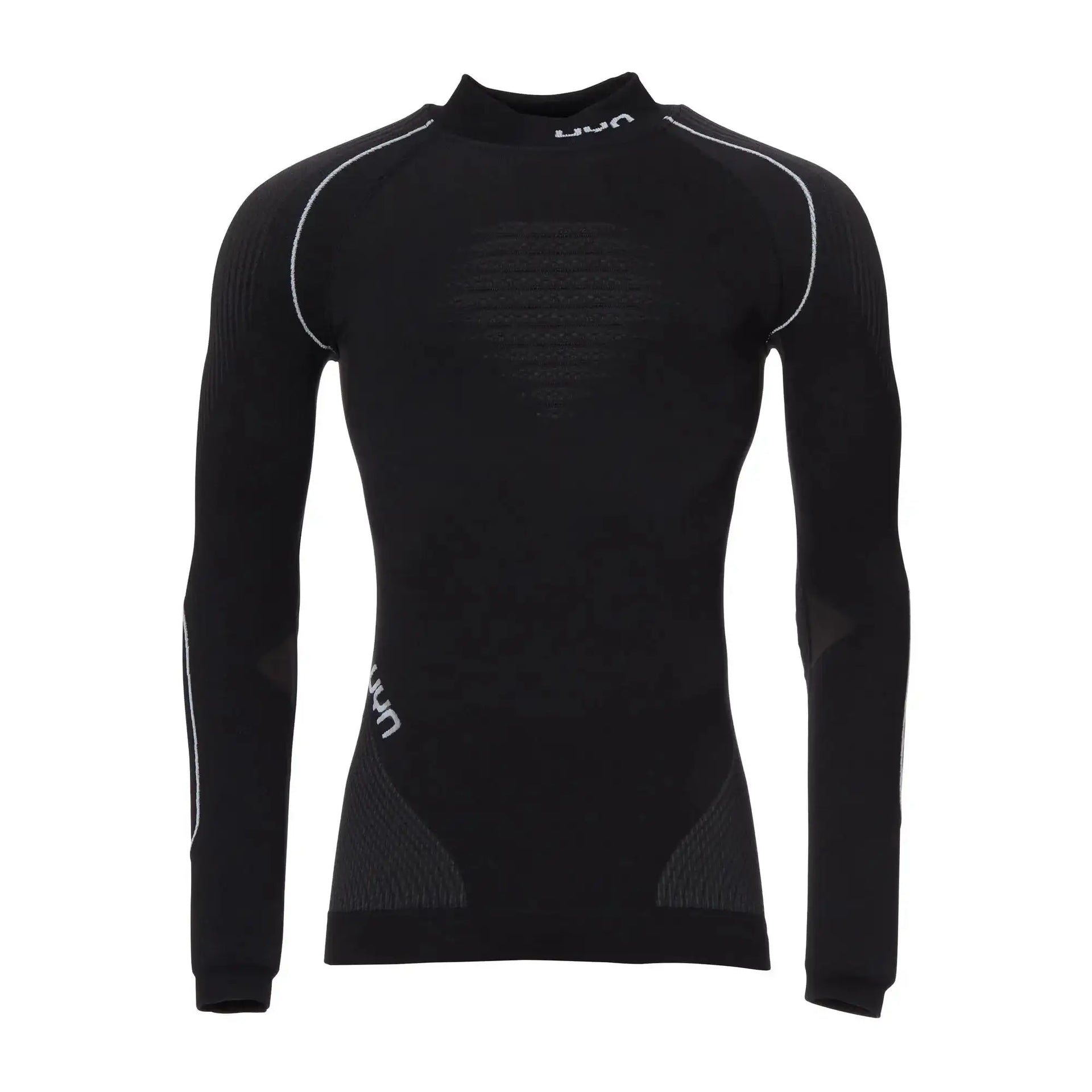 uyn-longsleeve-mit-rollkragen-evolutyon-maenner-schwarz-anthrazit-ansicht-1