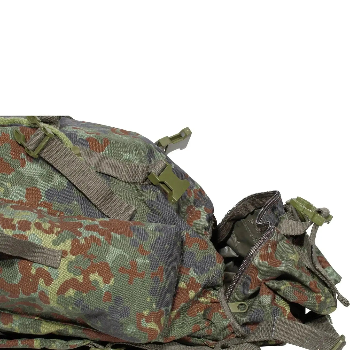 Bundeswehr Original BW Kampfrucksack Flecktarn 65 L gebraucht - ASMC