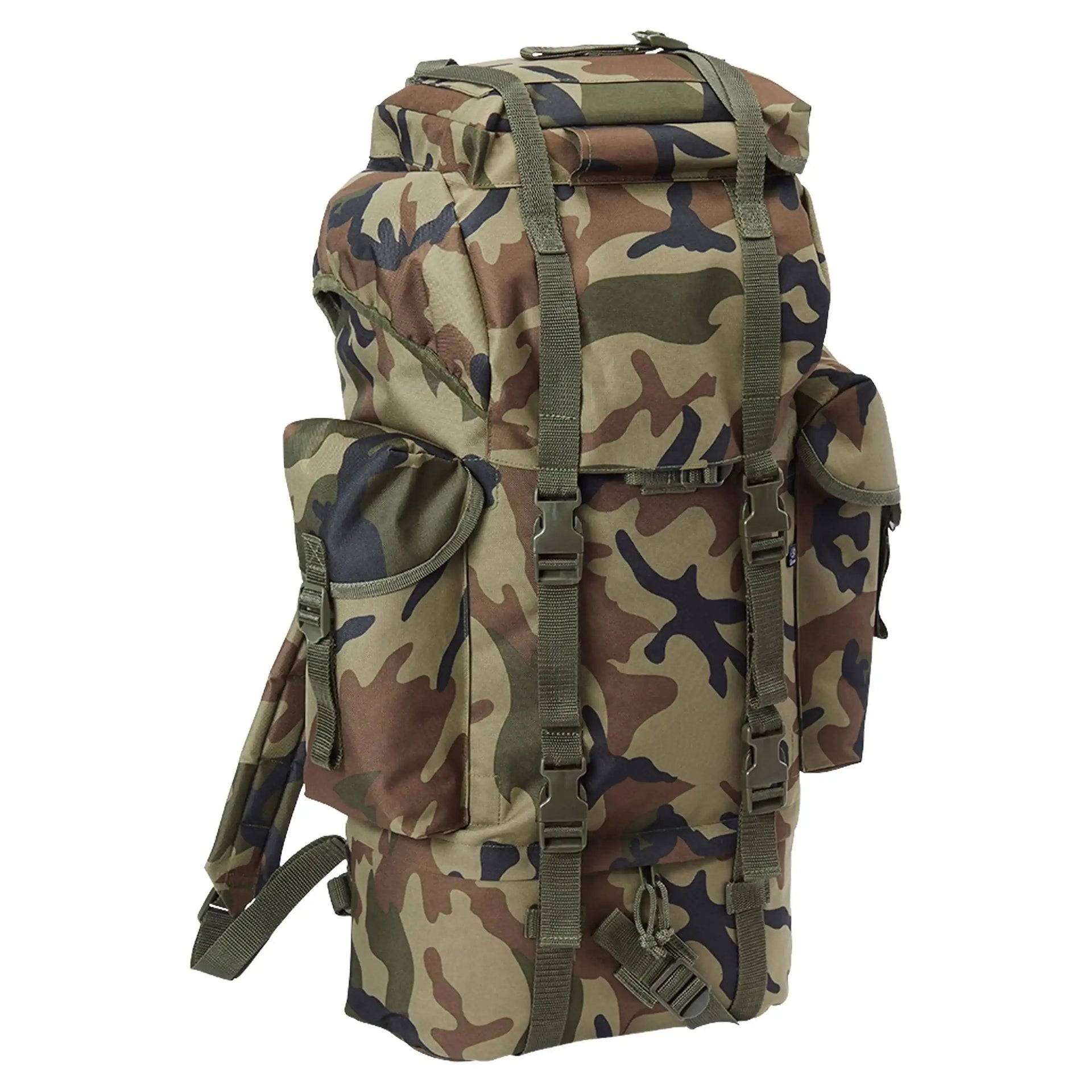 Sac à Dos étanche Brandit Sac à Dos De Pluie Brandit Grande Capacité - Camouflage Flecktarn - Pour Camping/Randonnée Boite Gants