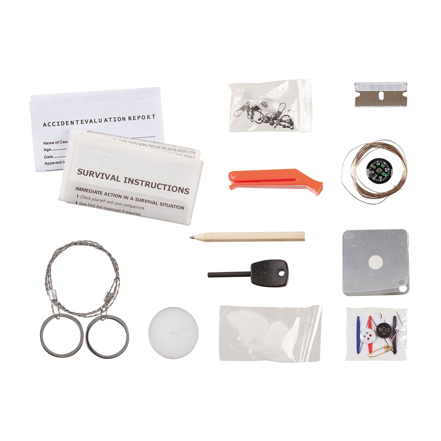 Kit de survie petit 22 pièces