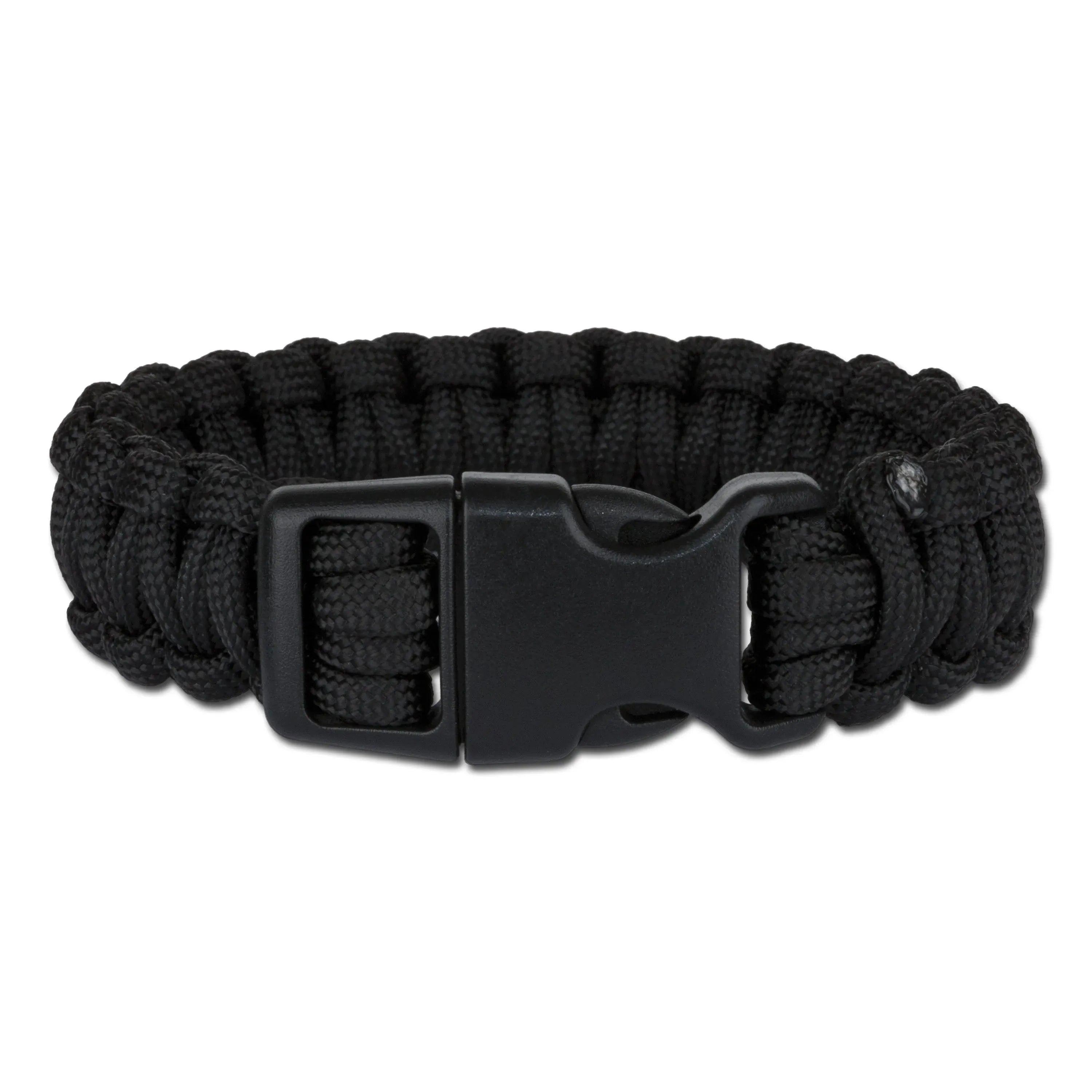 Lanière De Couteau En Paracord – Tissage Carré Noir – Pour Décoration Couteau, Lampe Torche, Porte-clés