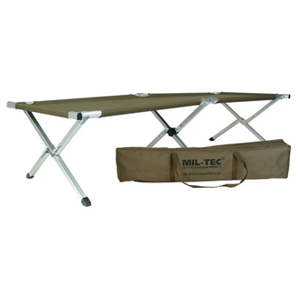 Lit de camp type US alu 190 x 65 cm