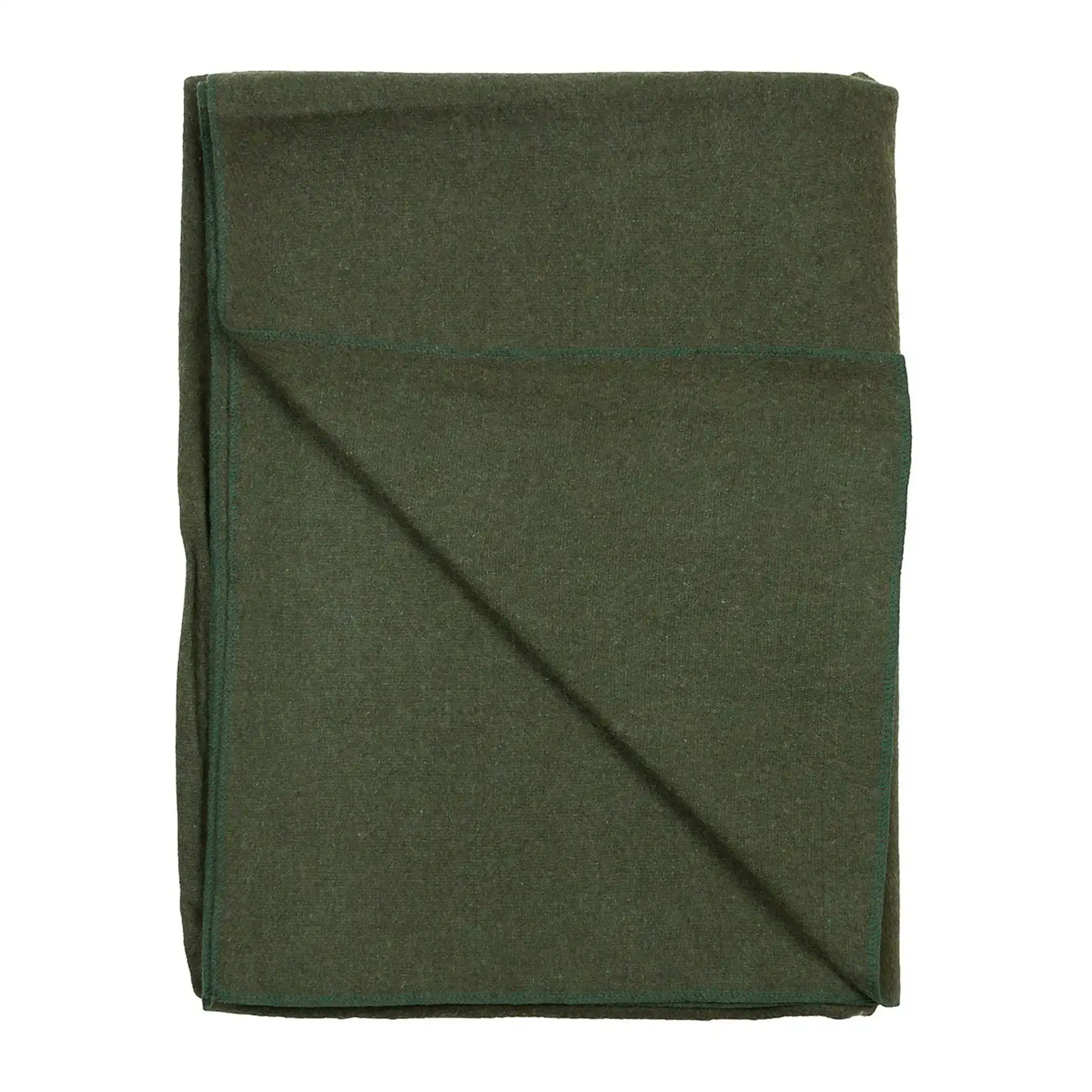 US Army Wolldecke US Decke 215 x 160 cm oliv neuwertig - ASMC