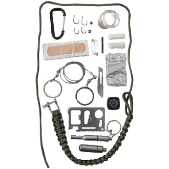 Kit de survie corde de parachute large