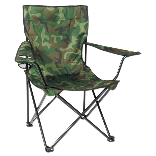 Chaise pliante avec armature en acier
