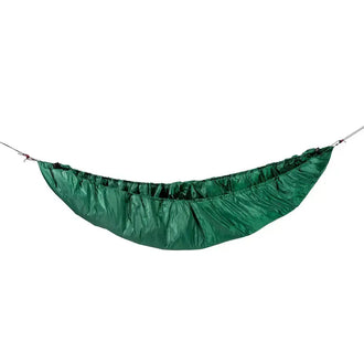 Underquilt de protection contre le froid pour hamac vert bleu
