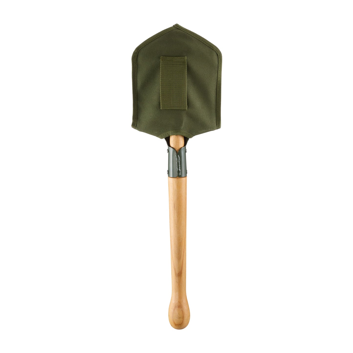 Bêche avec manche en bois et sacoche