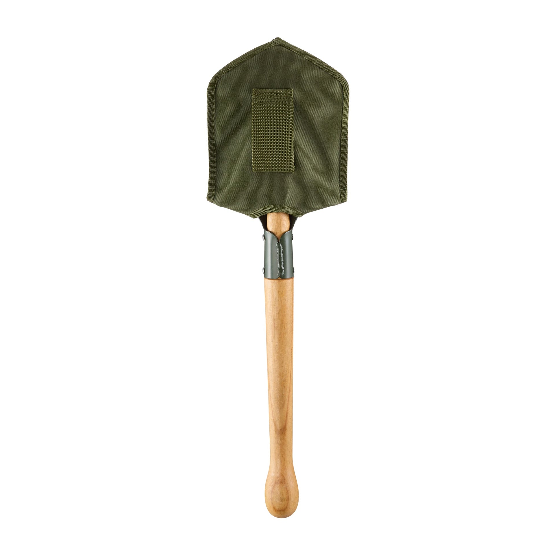 Bêche avec manche en bois et sacoche